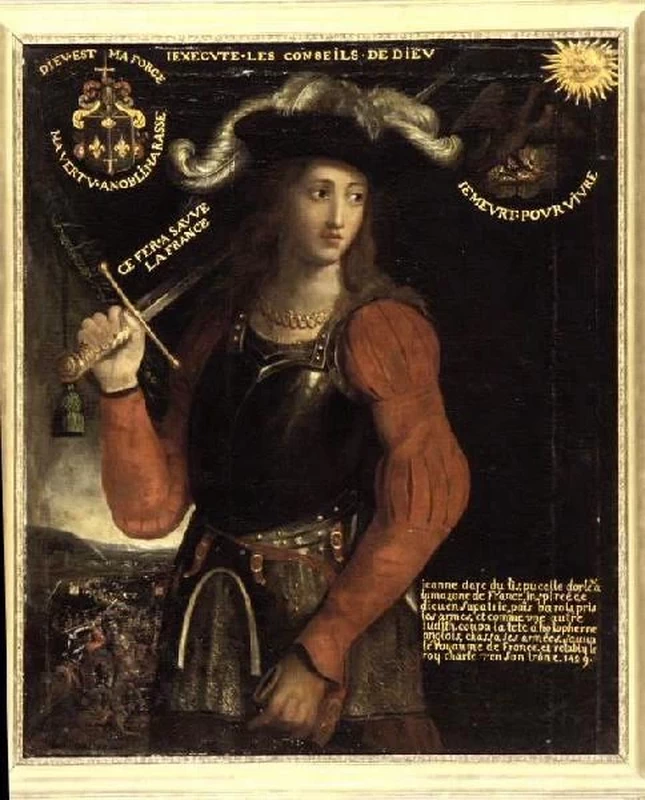 Giovanna d'Arco in abito da guerriera - Musée des Beaux, Arts de Rouen